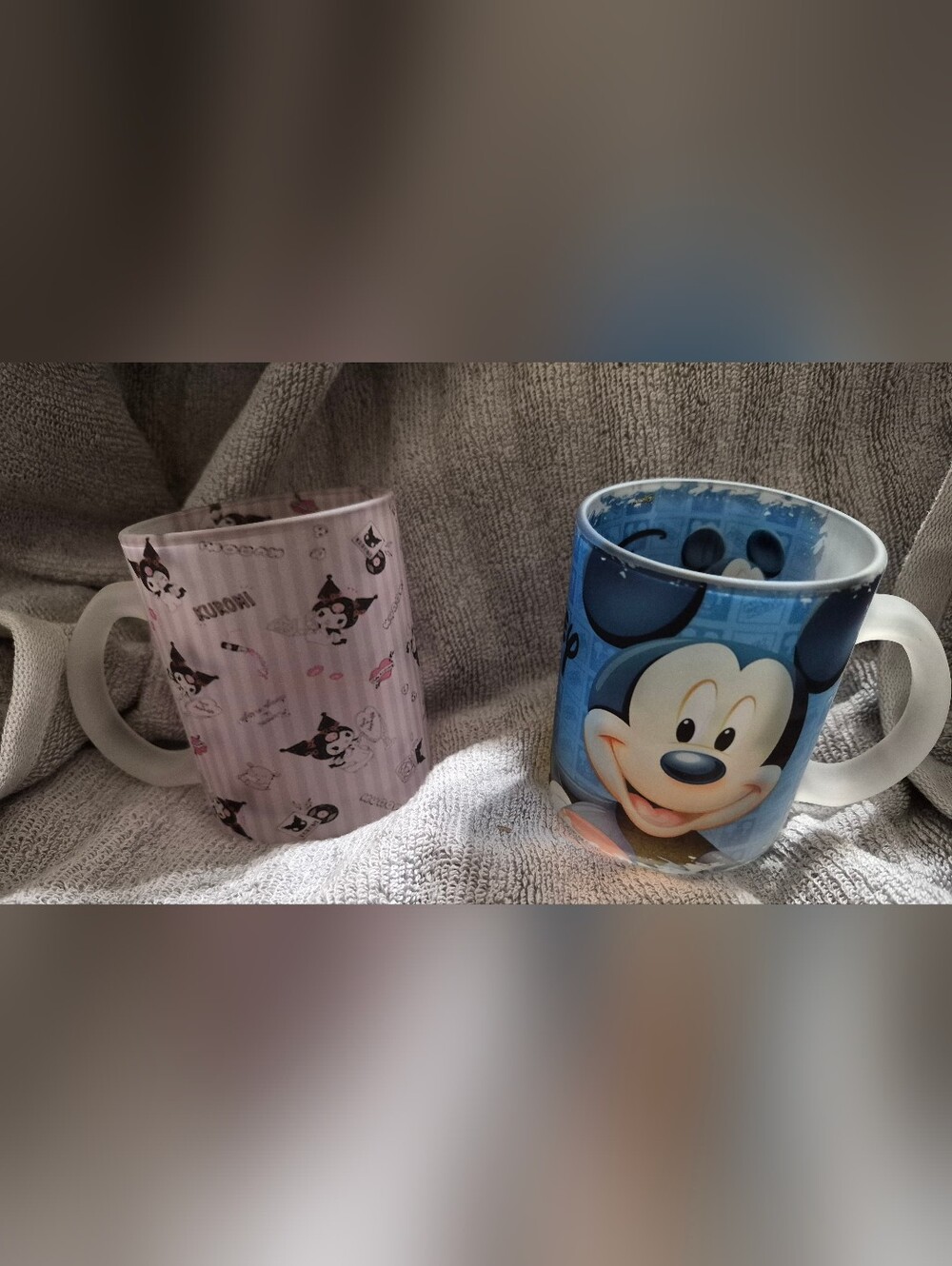 Kuromi Smoked And Mickey Coffee Cups
